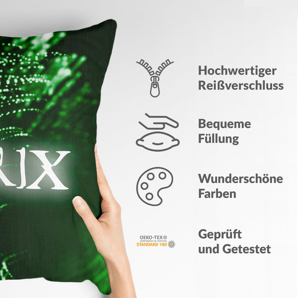 Almohada de salud verde The Matrix