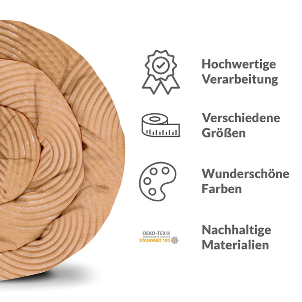 Mantas terapéuticas ropa de cama círculos en el campo