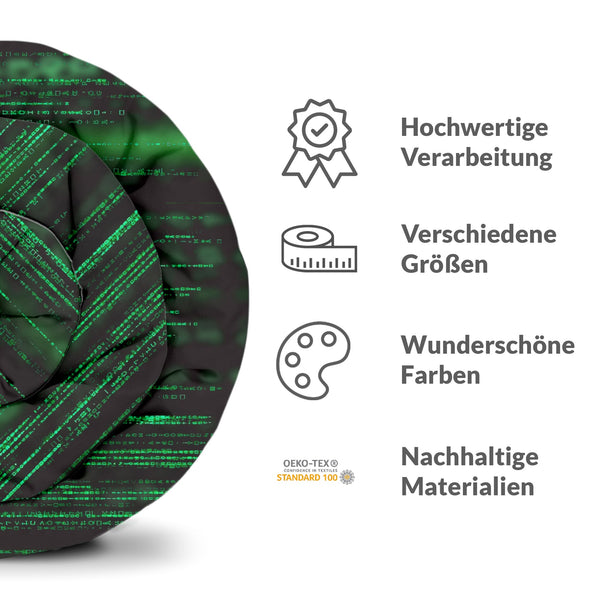 Manta terapéutica original - Funda de algodón Matrix en verde
