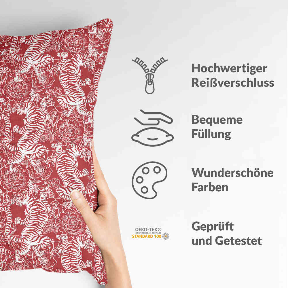 Almohada de salud tigre chino