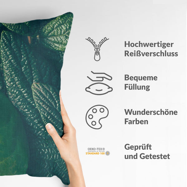 Almohada de salud Hojas verdes