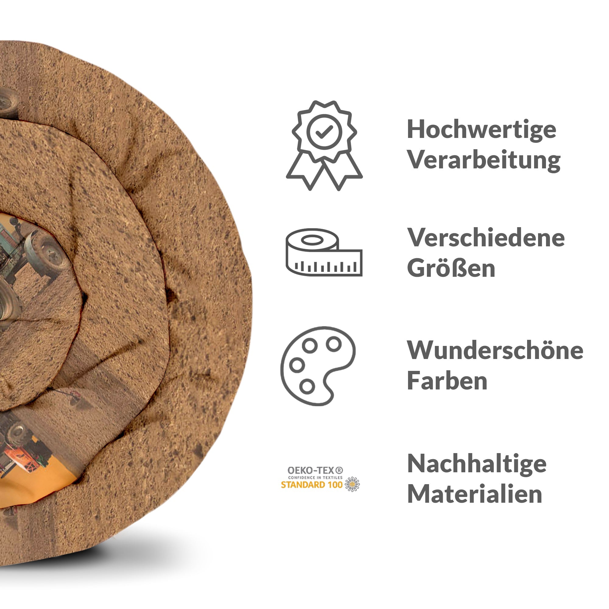 Manta terapéutica original - Funda de algodón Dos tractores