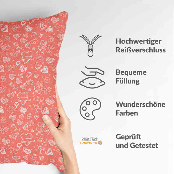 Almohada de salud Amor y Flecha del amor