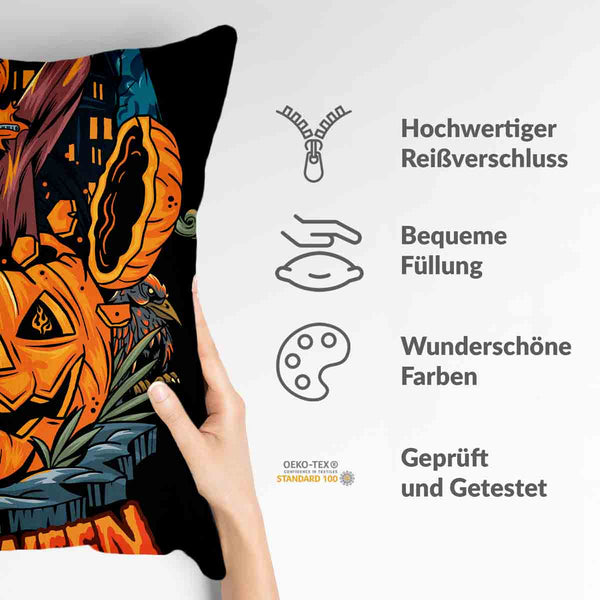Almohada de salud Halloween Calabaza