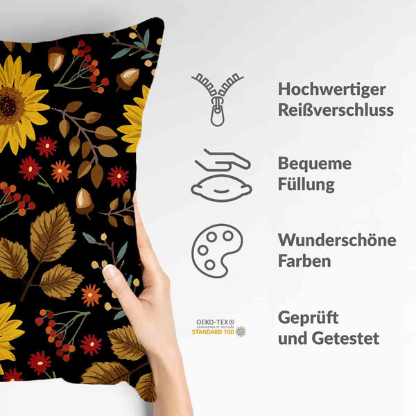 Almohada de salud con girasol