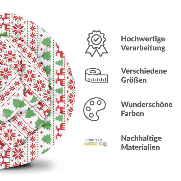 Juego de ropa de cama con manta terapéutica Navidad en Noruega