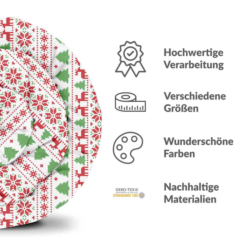 Juego de ropa de cama con manta terapéutica Navidad en Noruega