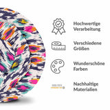 Manta terapéutica original - Funda de algodón colorida con estampado de leopardo