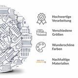 Manta terapéutica original - Funda de algodón blanca New York