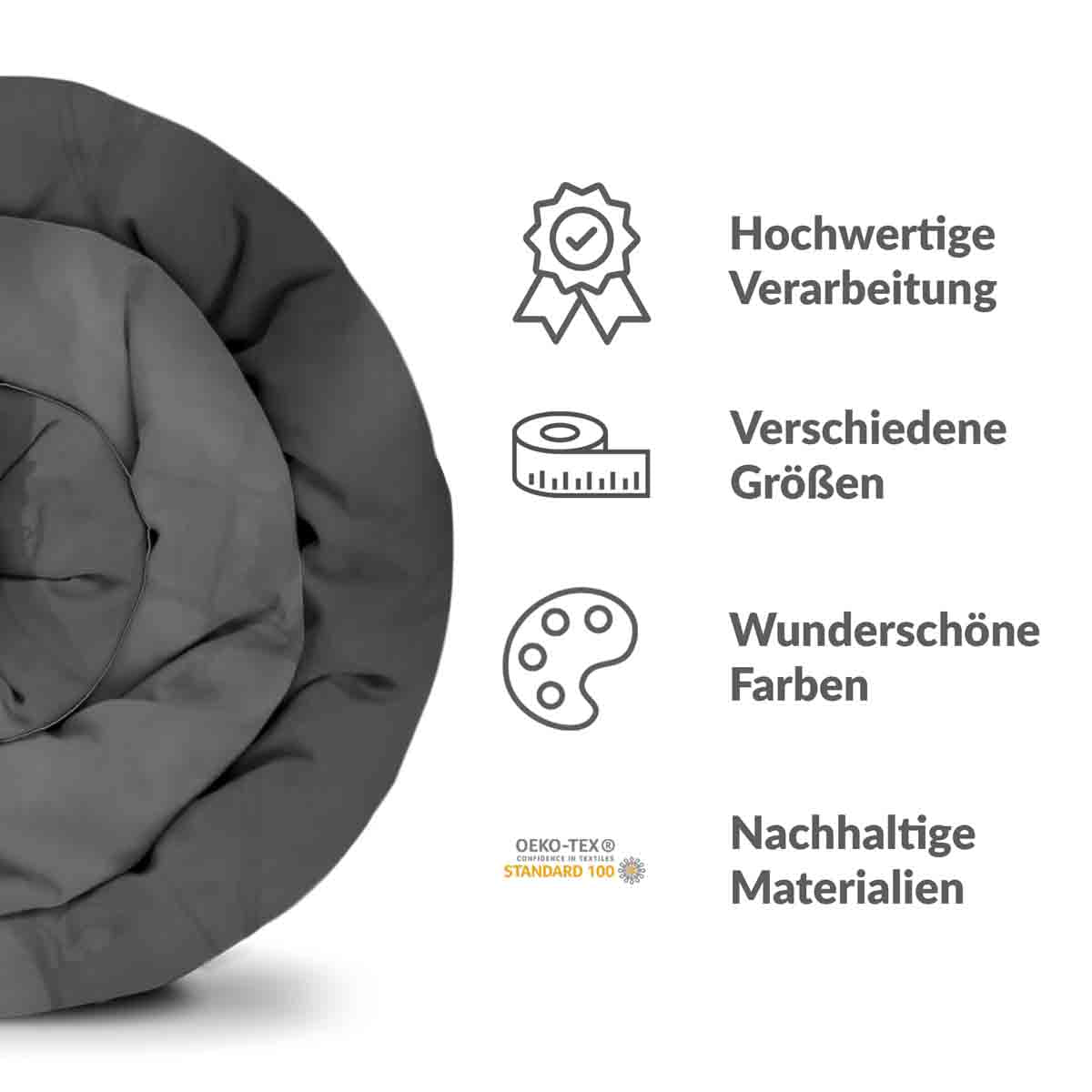 Manta terapéutica original - Funda de algodón Cuervo a la luz de la luna