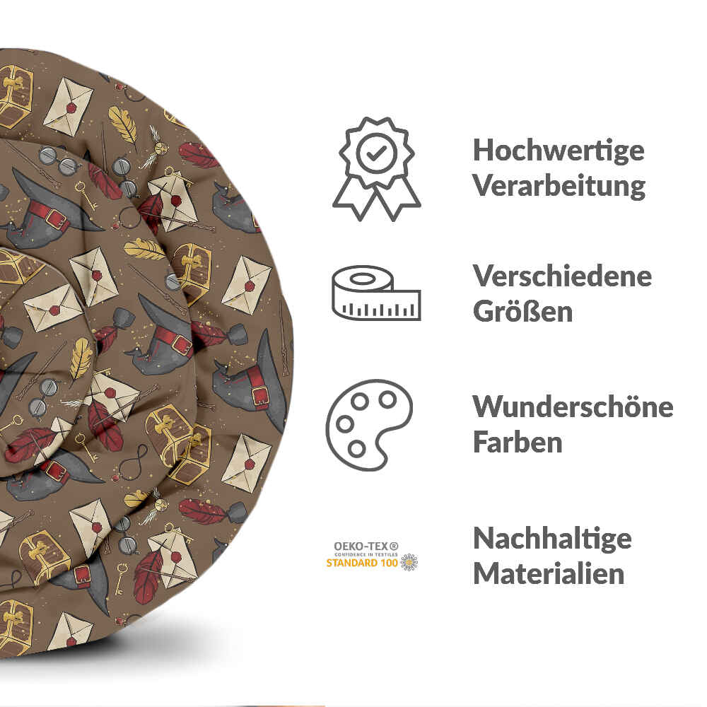 Set de ropa de cama con manta terapéutica y sombrero parlante