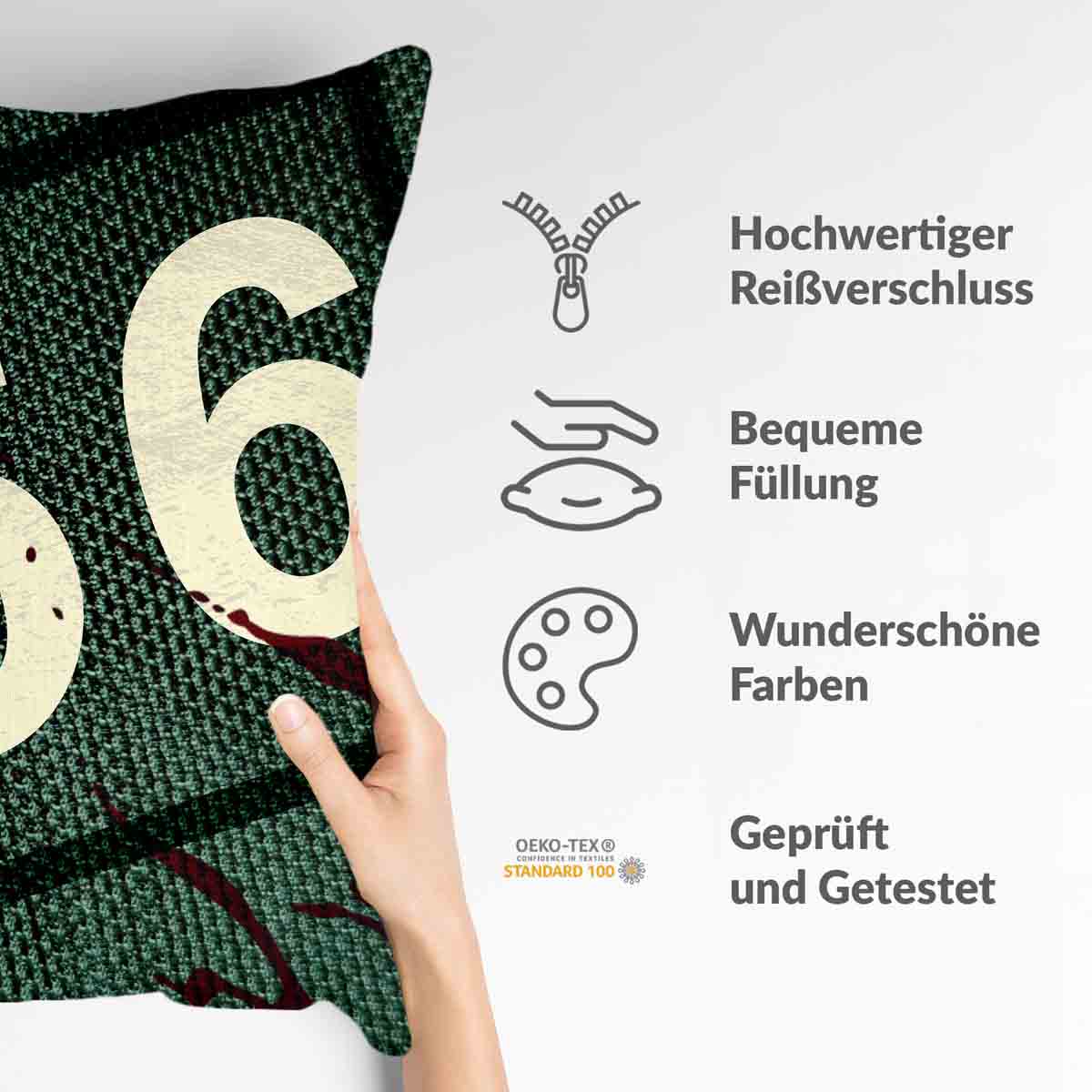 Almohada de salud verde 456