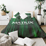 Manta terapéutica original - Funda de algodón Matrix en verde