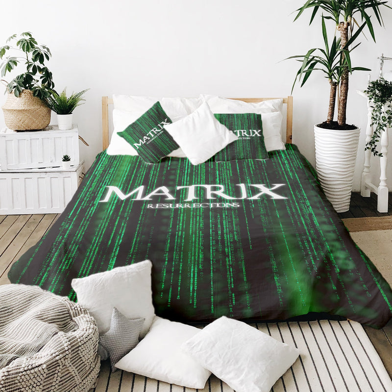 Manta terapéutica original - Funda de algodón Matrix en verde