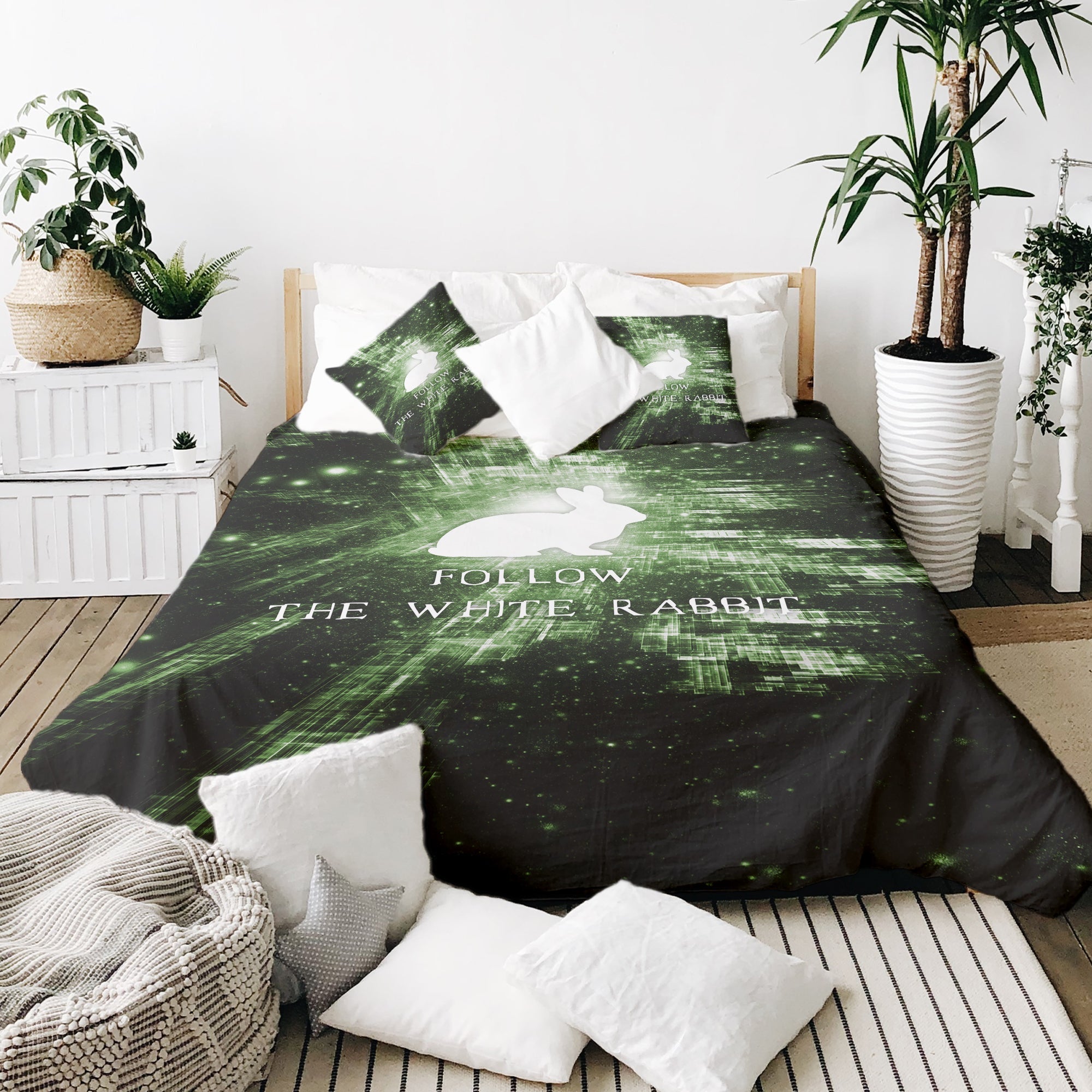 Juego de ropa de cama con manta terapéutica Follow The Rabbit