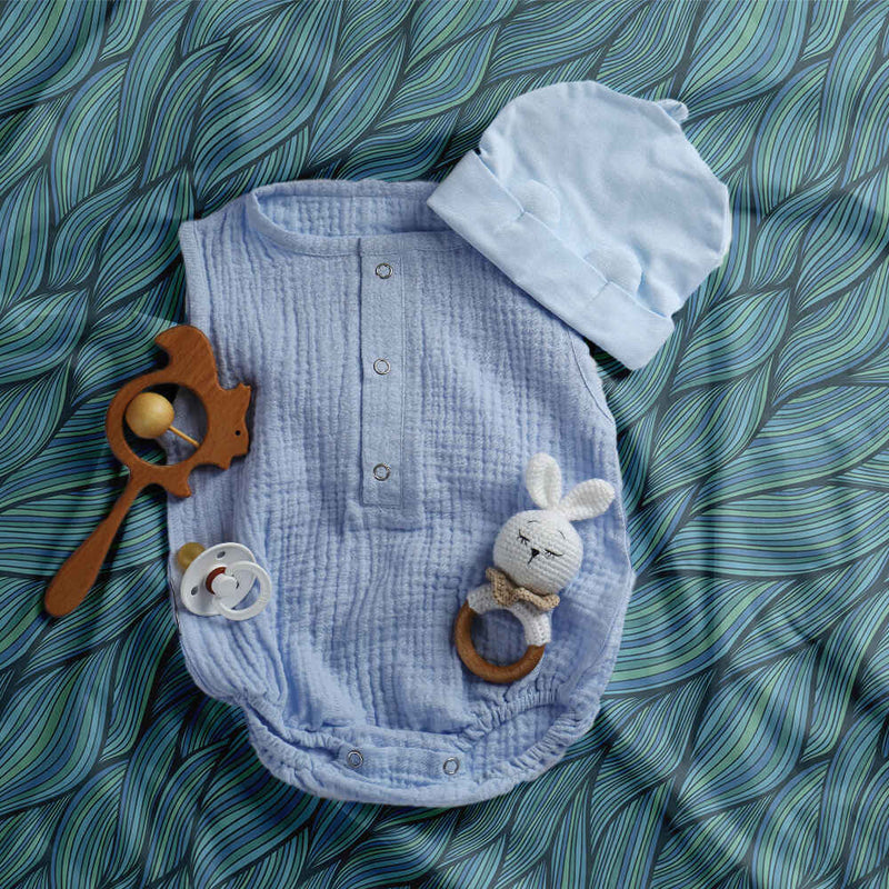 Set de ropa de cama con manta terapéutica tejido verde
