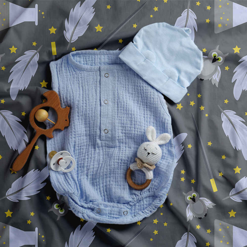 Juego de ropa de cama con manta terapéutica negro varita mágica