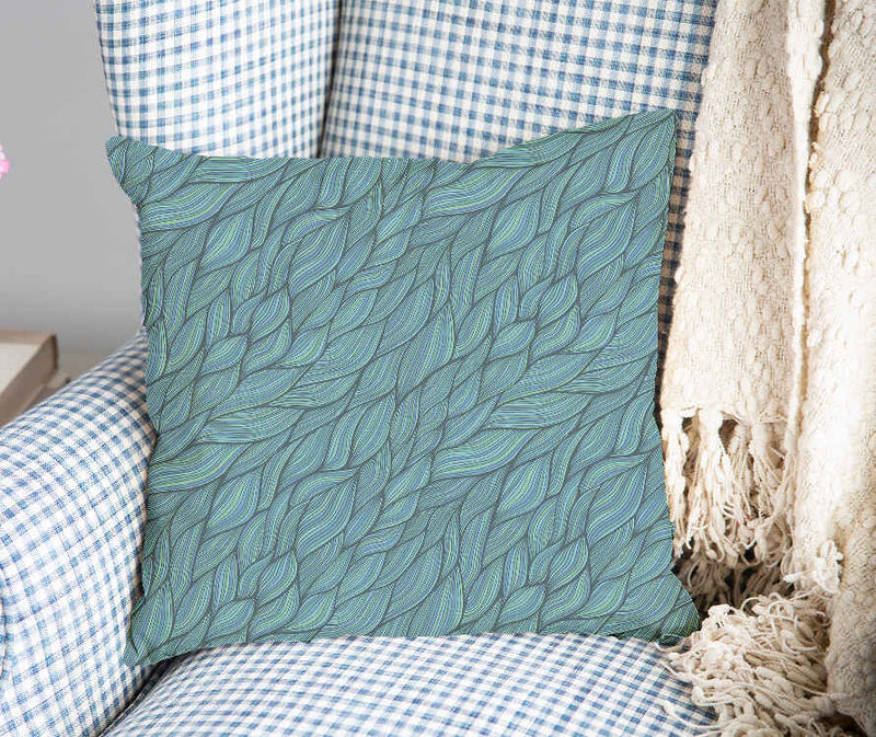 Almohada de salud tejido verde