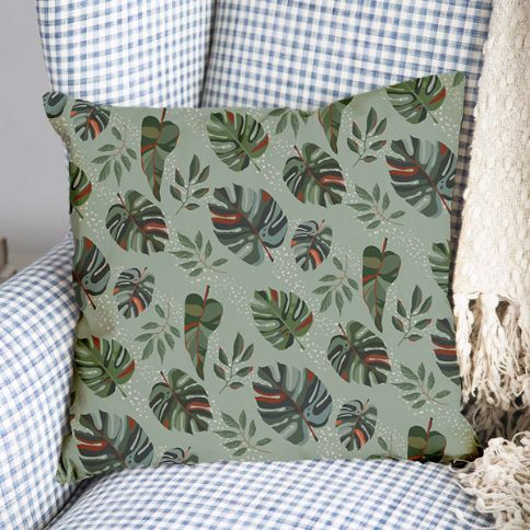 Almohada de salud Monstera oscura