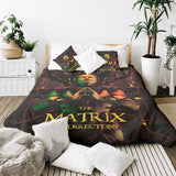 Set de ropa de cama con manta terapéutica marrón Matrix