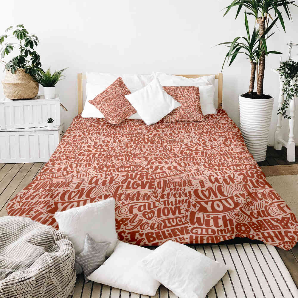Set de ropa de cama con manta terapéutica Be Mine