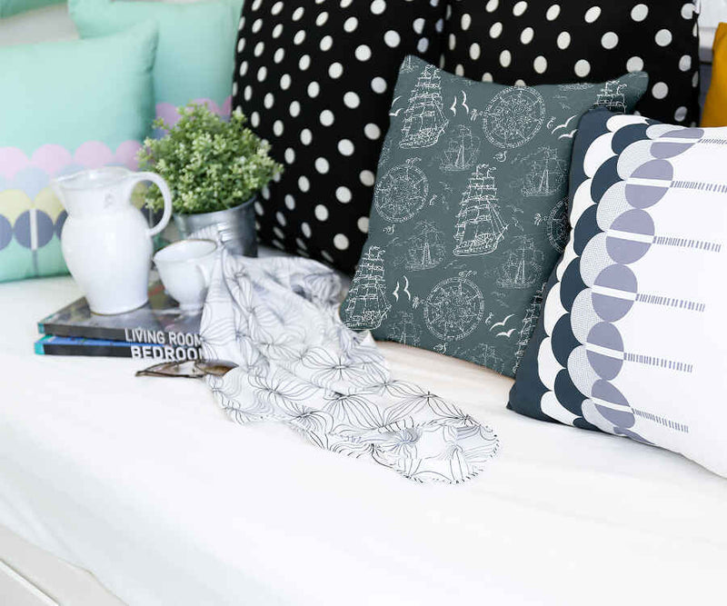 Almohada de salud con barcos