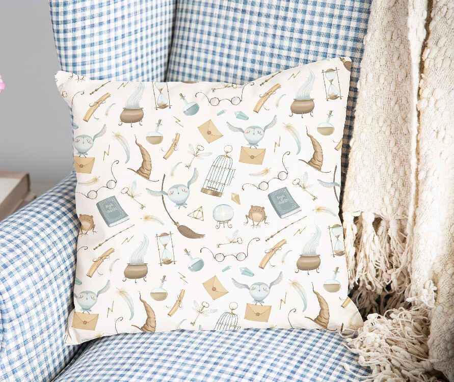 Almohada de salud blanca cosas mágicas