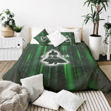 Manta terapéutica original - Funda de algodón Código numérico verde