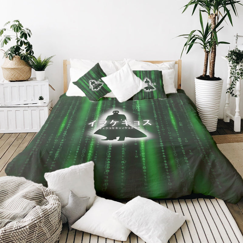 Manta terapéutica original - Funda de algodón Código numérico verde