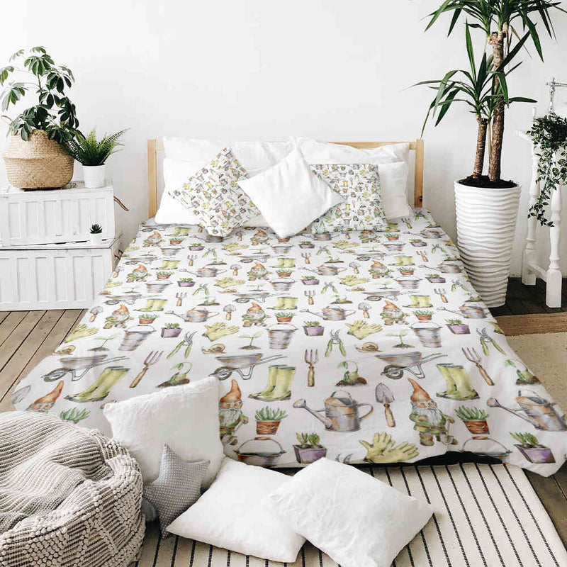 Manta terapéutica original - Funda de algodón blanca para jardinería