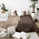 Set de ropa de cama con manta terapéutica marrón Ackerland