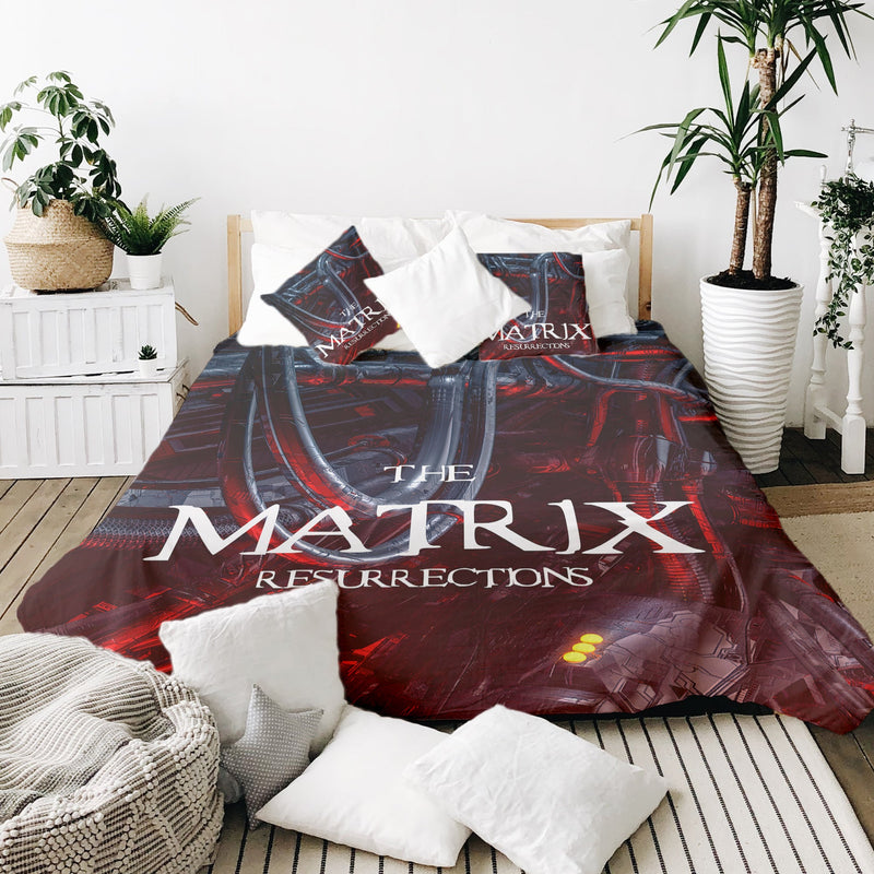 Manta terapéutica original - Funda de algodón roja The Matrix