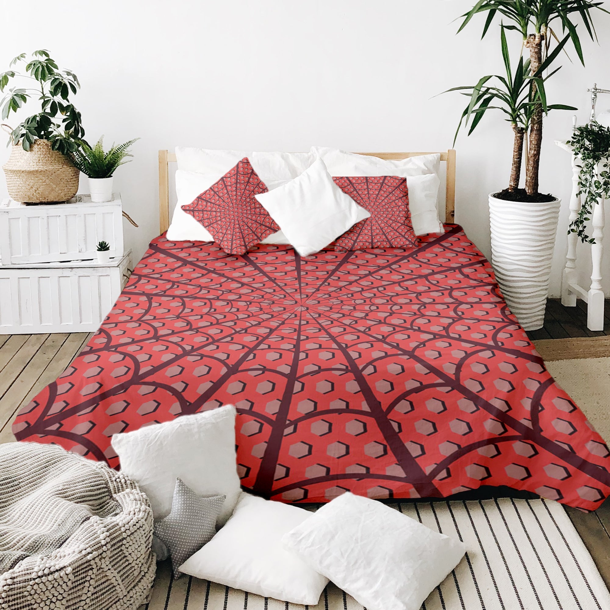 Set de ropa de cama y manta terapéutica Spiderman