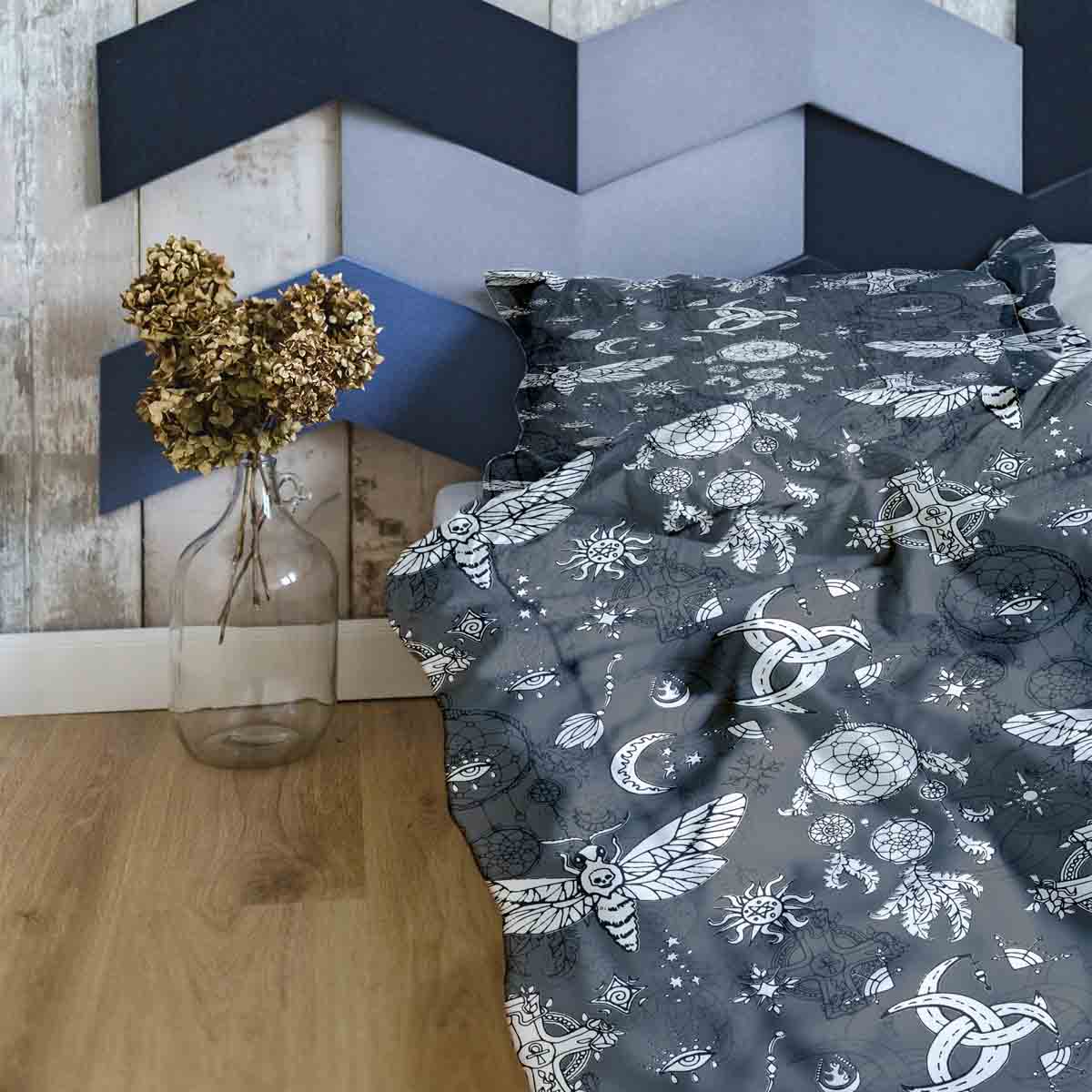 Set de ropa de cama con manta terapéutica Libélula espeluznante