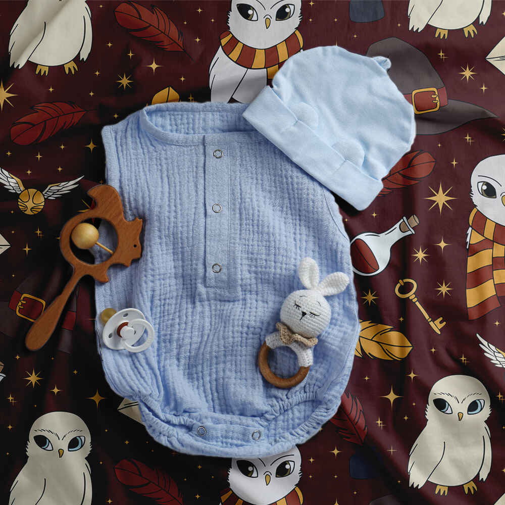 Manta terapéutica original - Funda de algodón marrón Hedwig