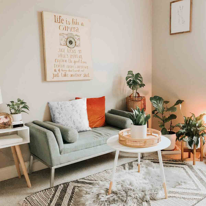 Almohada de salud Boho flores