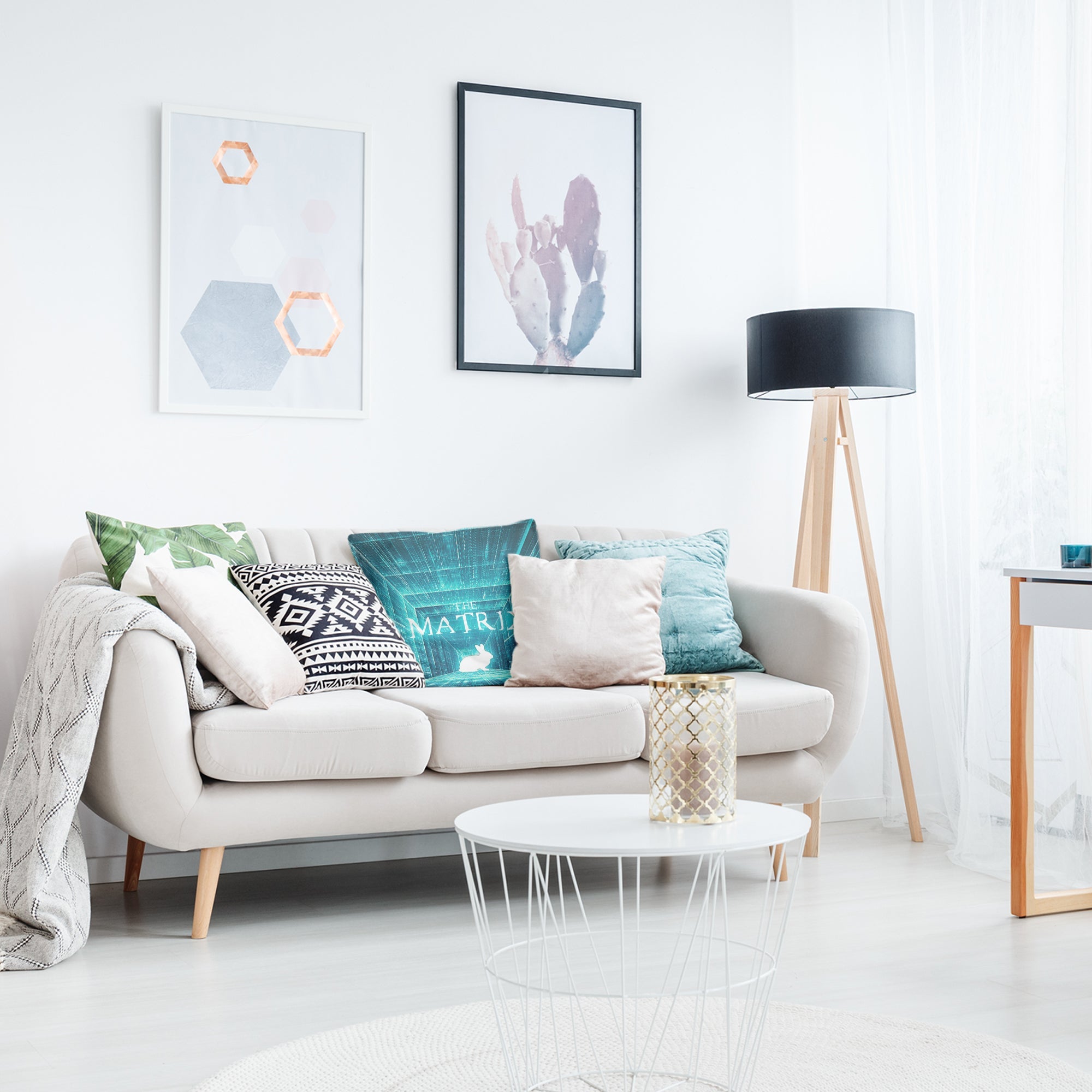 Almohada de salud azul Matrix