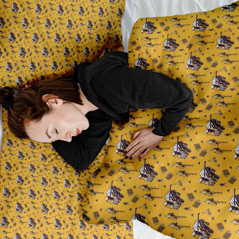 Juego de ropa de cama con manta terapéutica Ernte