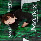 Manta terapéutica original - Funda de algodón Matrix en verde