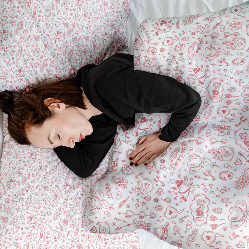 Set de ropa de cama Therapiedecken Sé mi Valentín