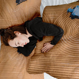 Mantas terapéuticas ropa de cama círculos en el campo