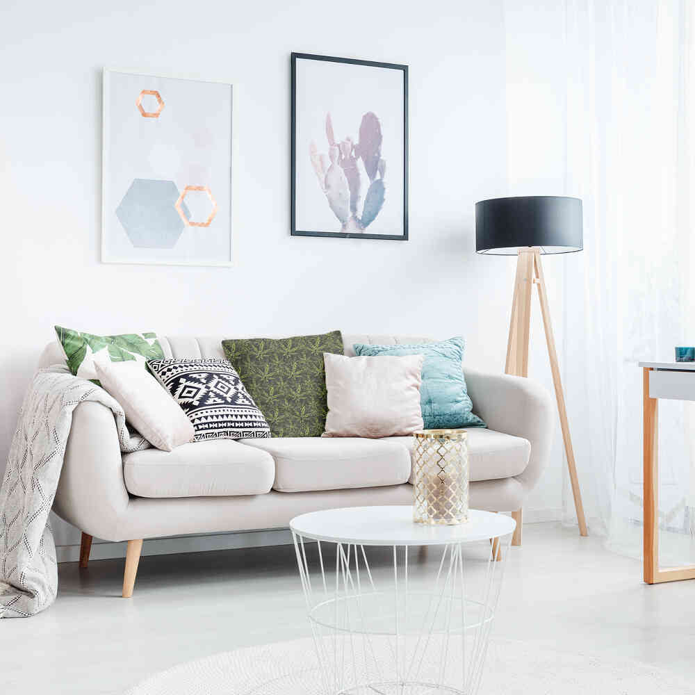 Almohada de salud hoja de cáñamo