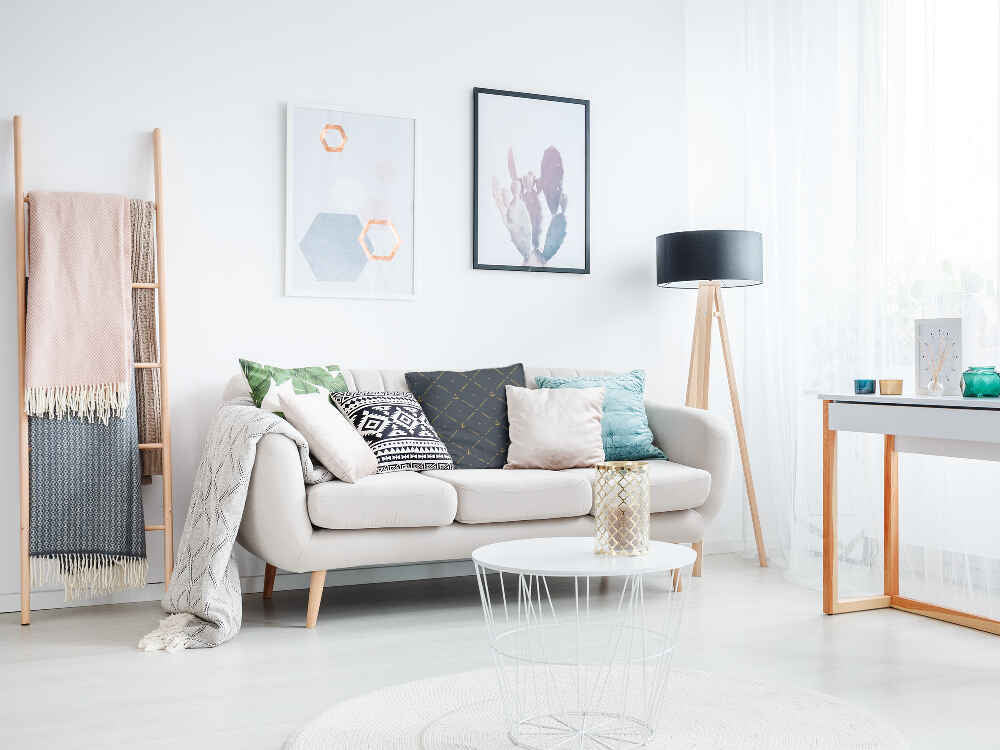 Almohada de salud azul con ancla