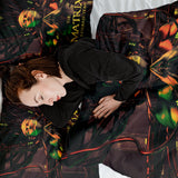 Set de ropa de cama con manta terapéutica marrón Matrix