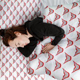 Juego de ropa de cama con manta terapéutica blanco Joker