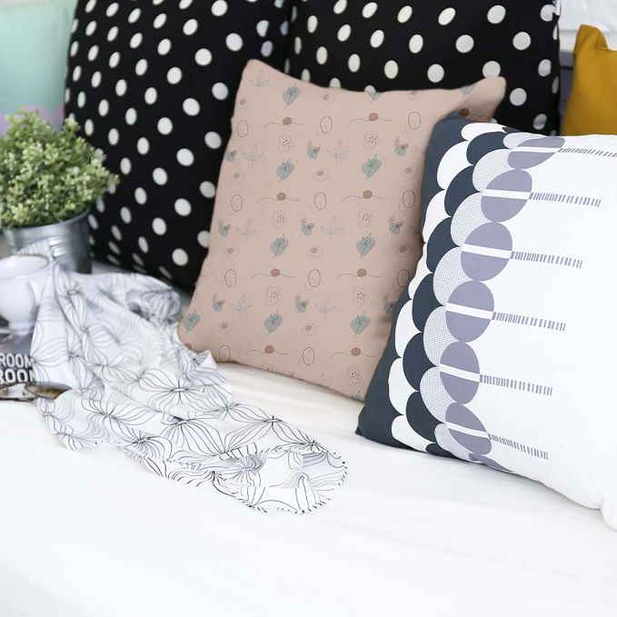 Almohada de salud rosa plantas