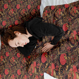 Set de ropa de cama con manta terapéutica de combate chino