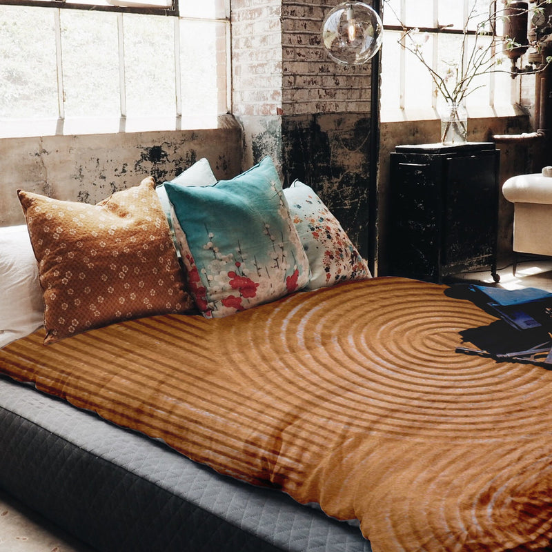 Mantas terapéuticas ropa de cama círculos en el campo