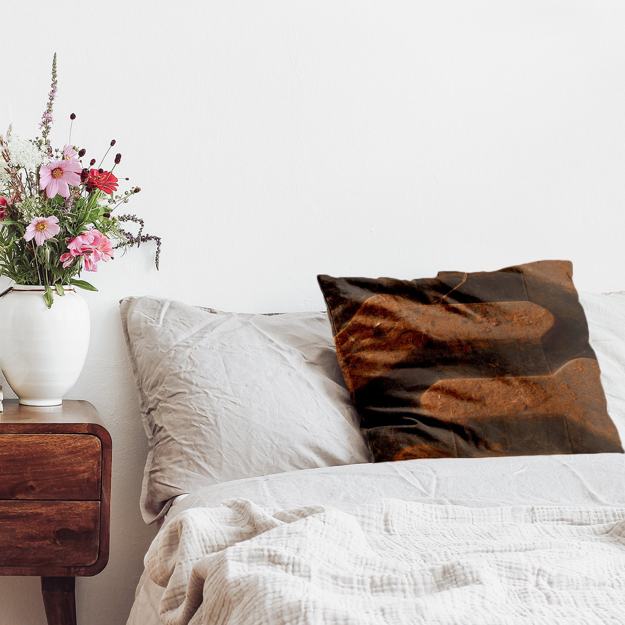 Almohada de salud Tierra marrón