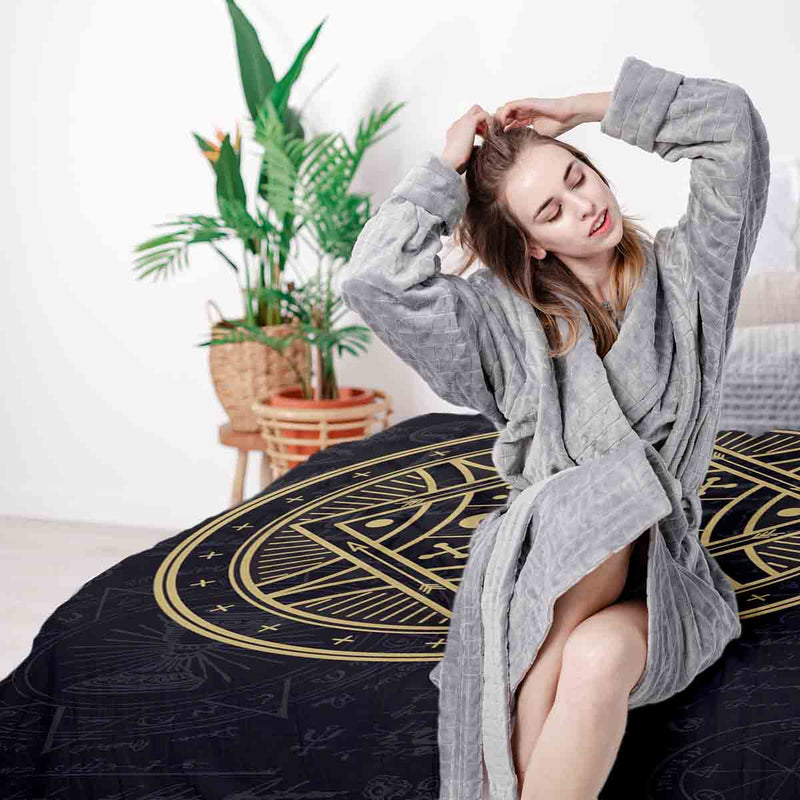 Set de ropa de cama con manta terapéutica Mystik